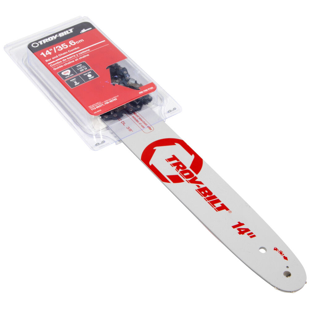 14-inch Bar and Chain Combo - 490-700-Y125 | Troy-Bilt US