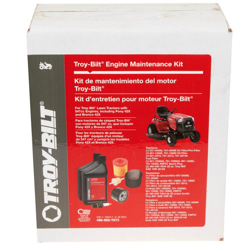 547cc Engine Maintenance Kit - 490-950-Y073 | Troy-Bilt US