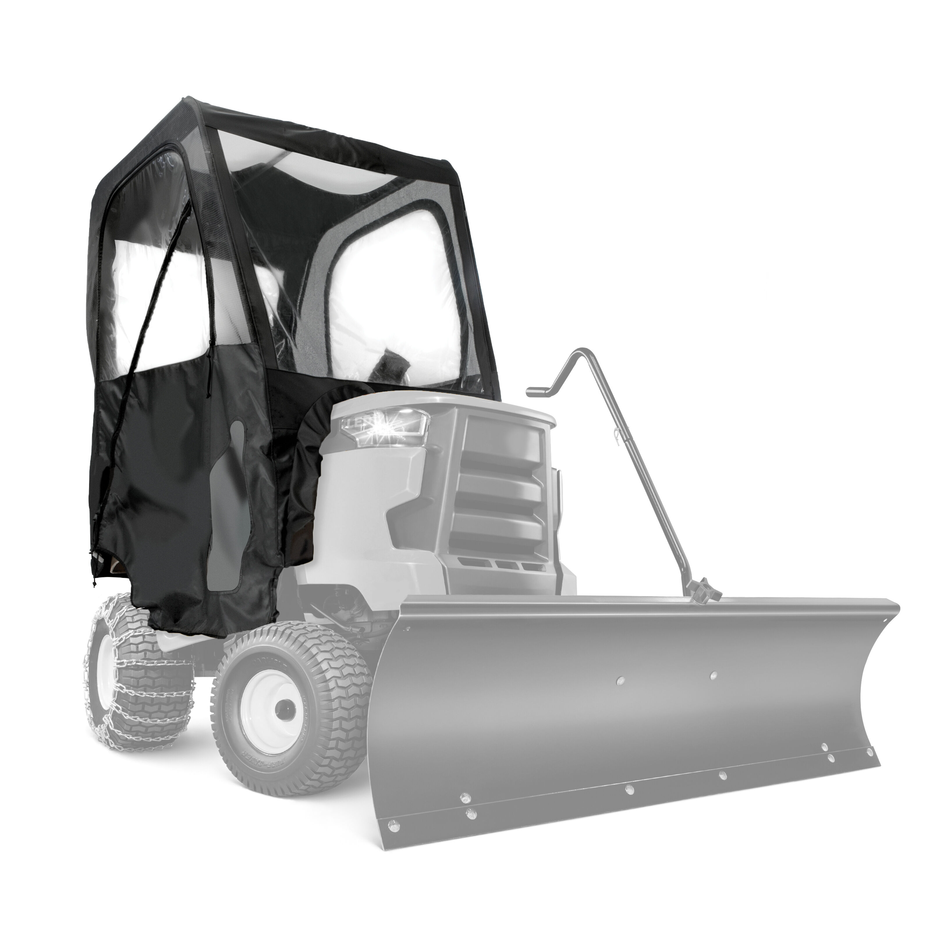 Snow plow for sales troy bilt lawn mower