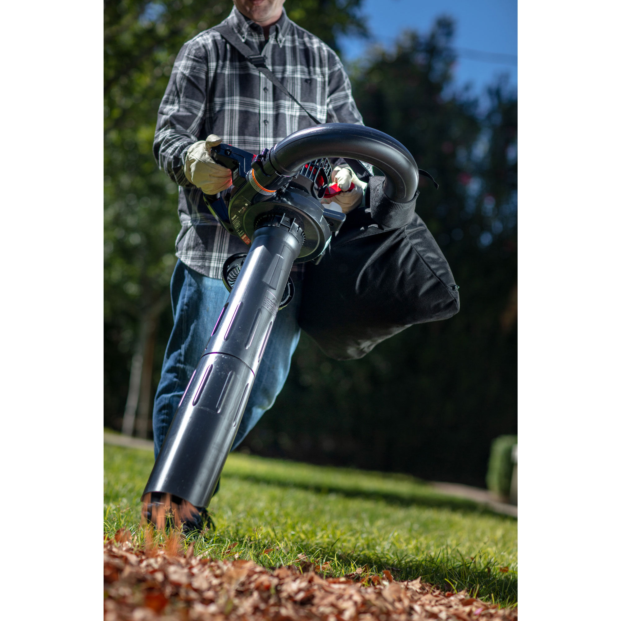 Troy bilt top lawn vacuum