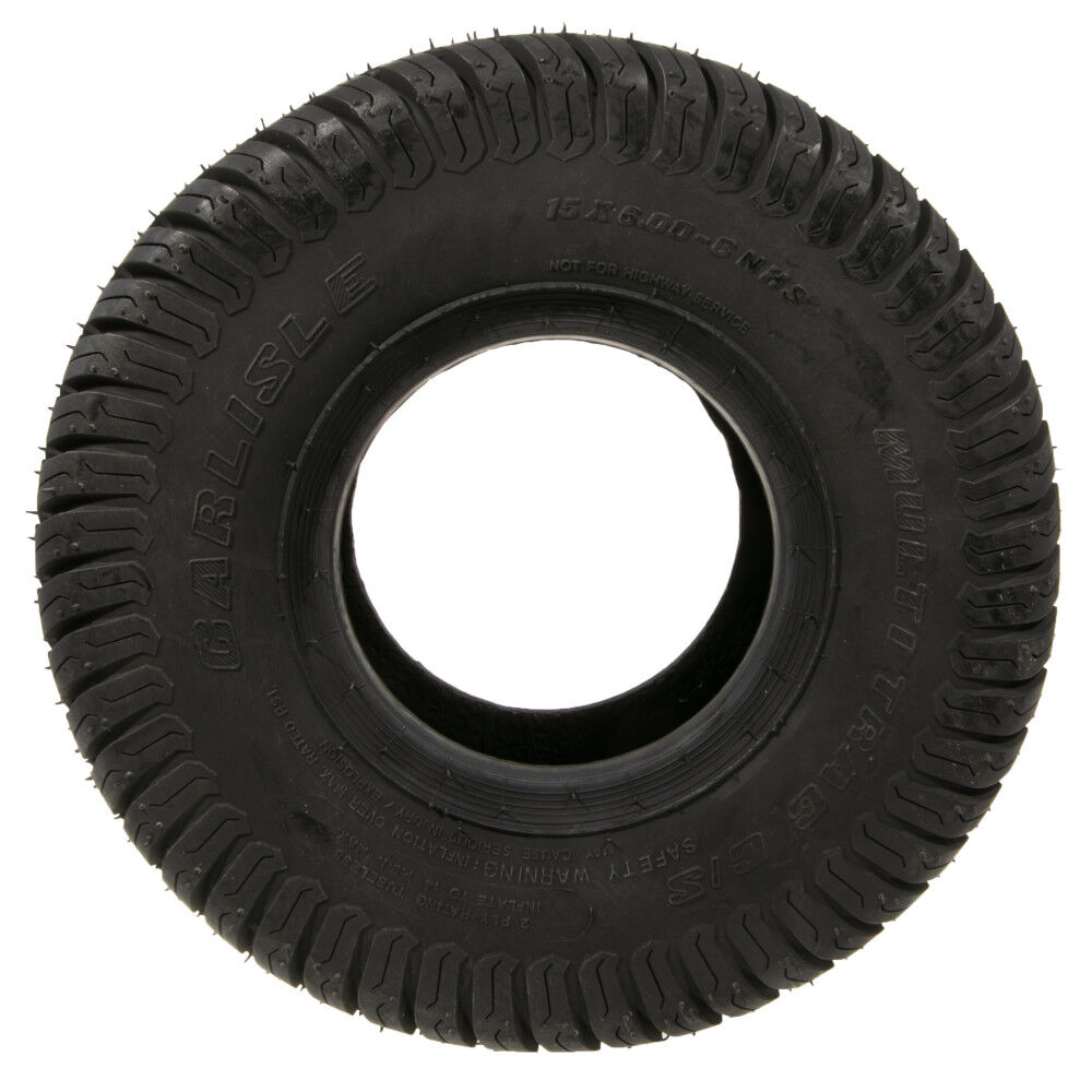 Turf Tire 15x6x6 Carlisle - 734-3186A | Troy-Bilt US