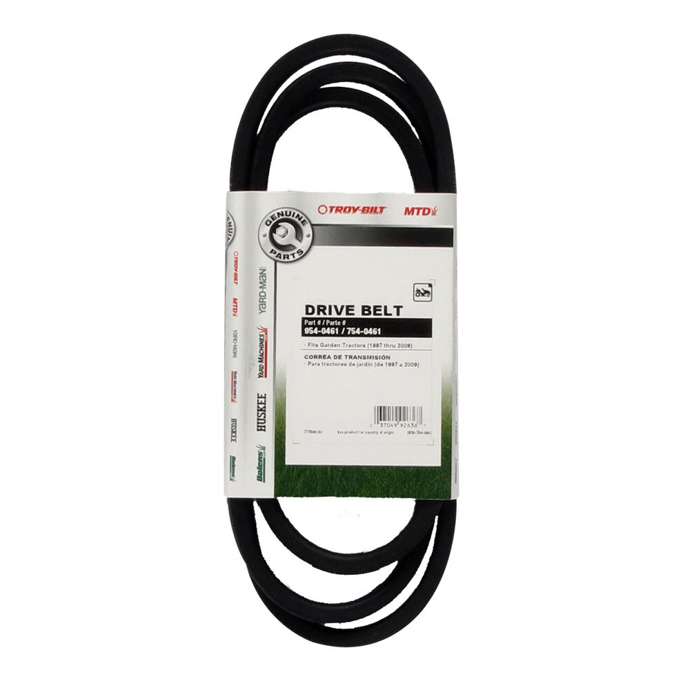 Troy bilt riding store mower belt size