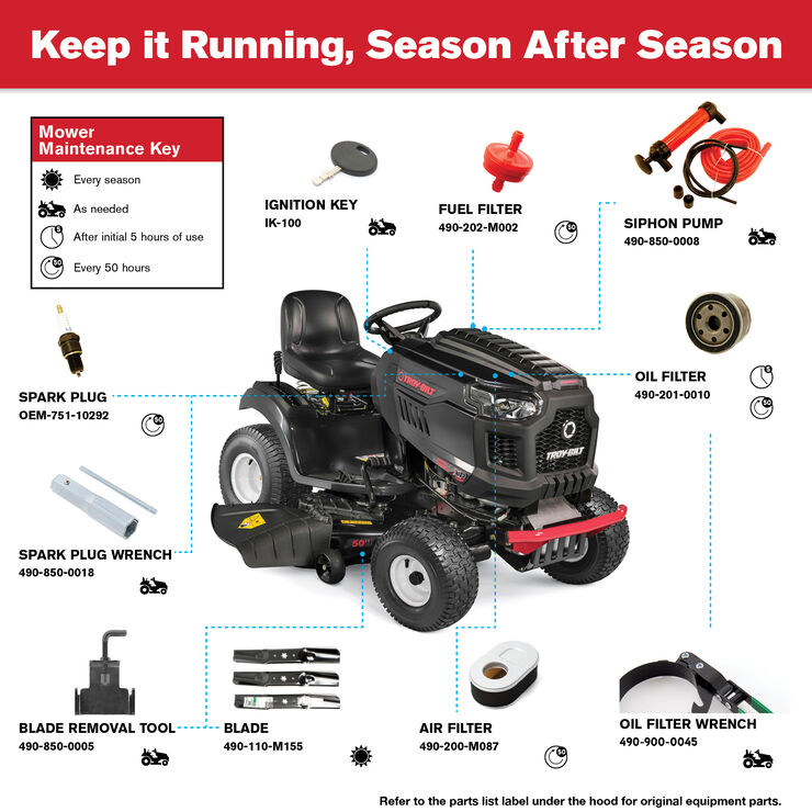 Super Bronco 50 Xp Riding Lawn Mower 13bja1bz066 Troy Bilt Us