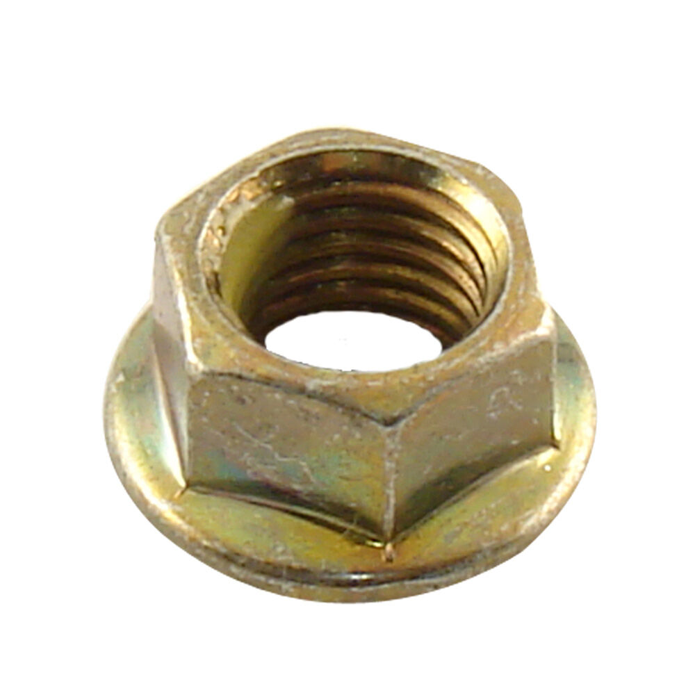 Troy bilt riding sales mower blade nut size