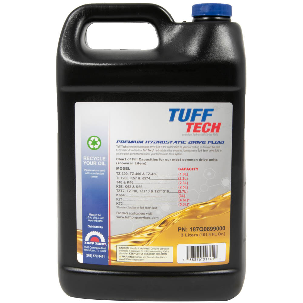 Tuff Tech Oil 3 Liter Bottle - TT-187Q0899000 | Troy-Bilt US