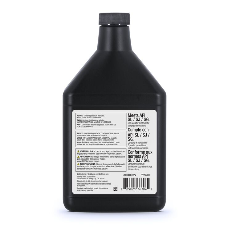 SAE 10W-30 Engine Oil - 17 oz