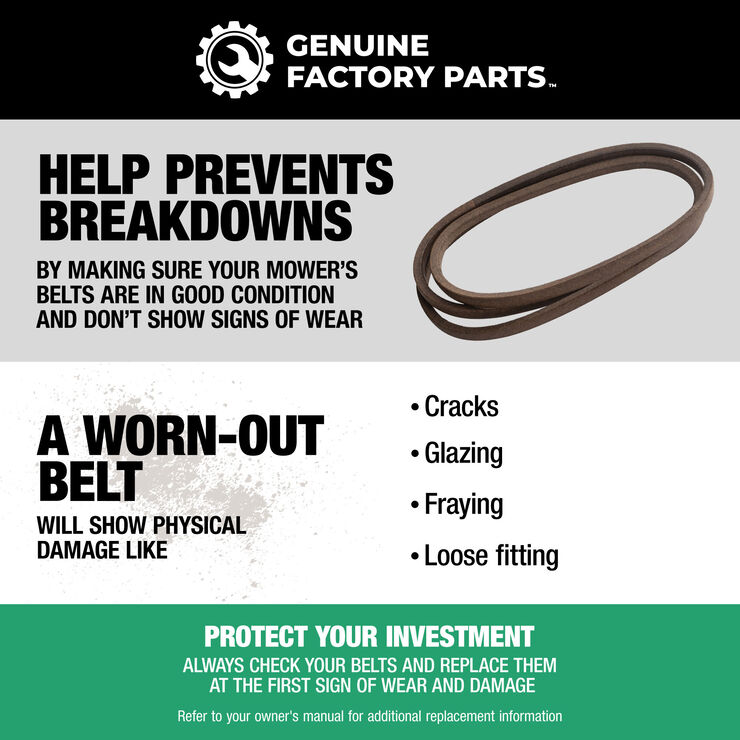 Riding Mower Hydrostatic Transmission Belt