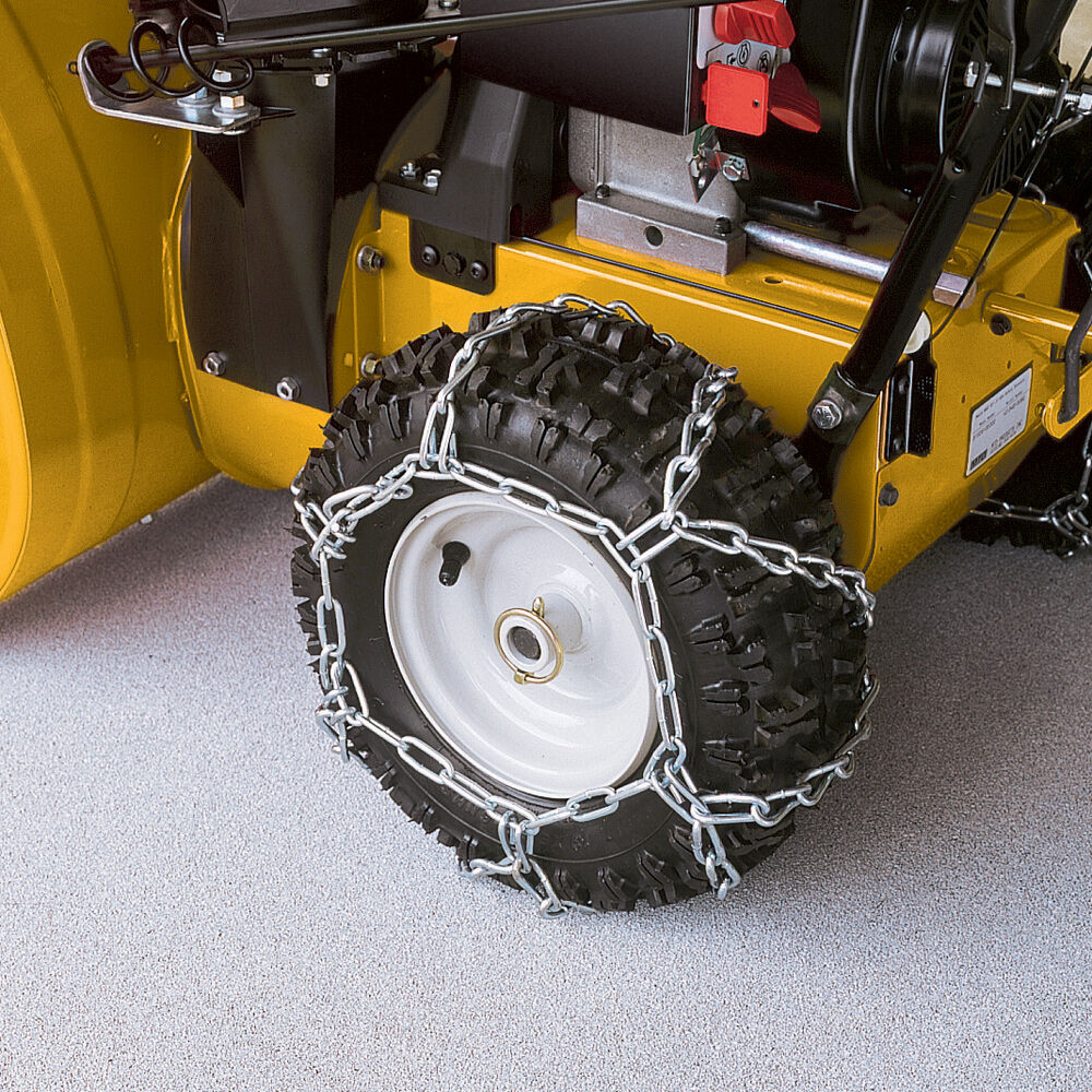 Utility Vehicles 18x8.5x10, with Tensioners The ROP Shop Mowers & Riders Pair of 2 Link Tire Chains & Tensioners for Snow Blowers ATV Lawn & Garden Tractors 4-Wheelers UTV 