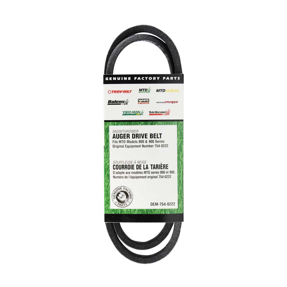 Snow Blower Auger Belt - 954-0222A | Troy-Bilt US