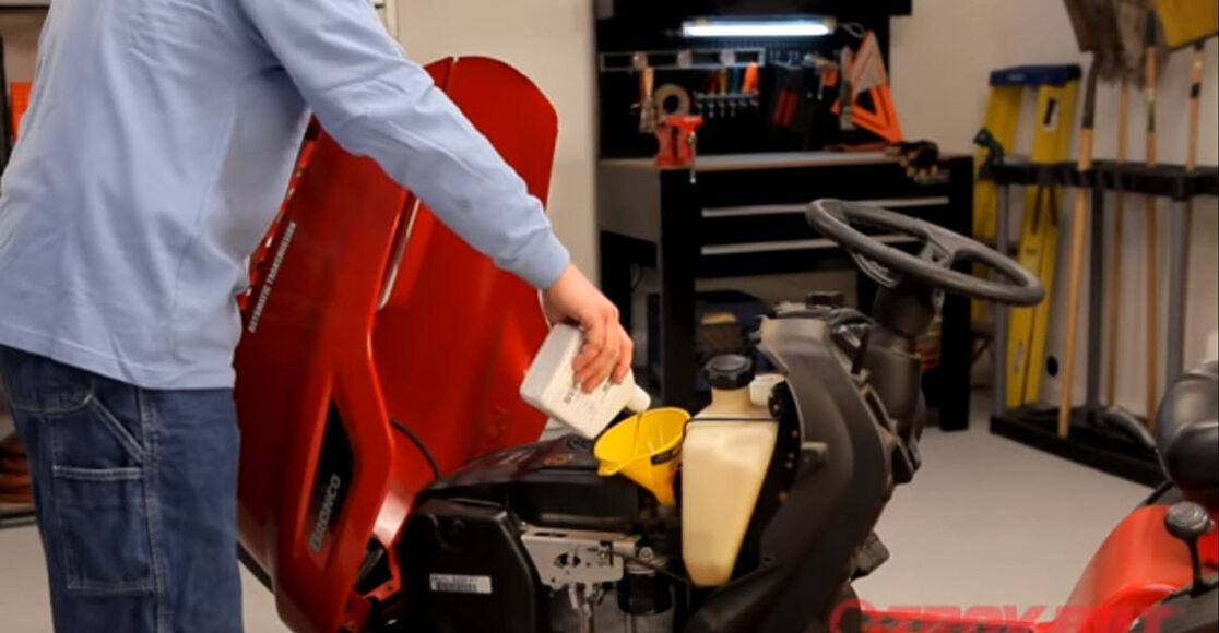 How Do I Change the Oil on My TroyBilt® Riding Lawn Mower? TroyBilt