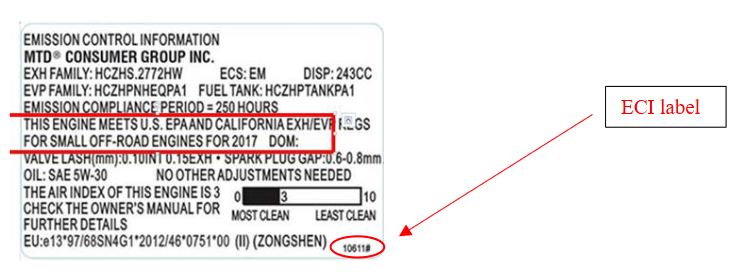 eci label