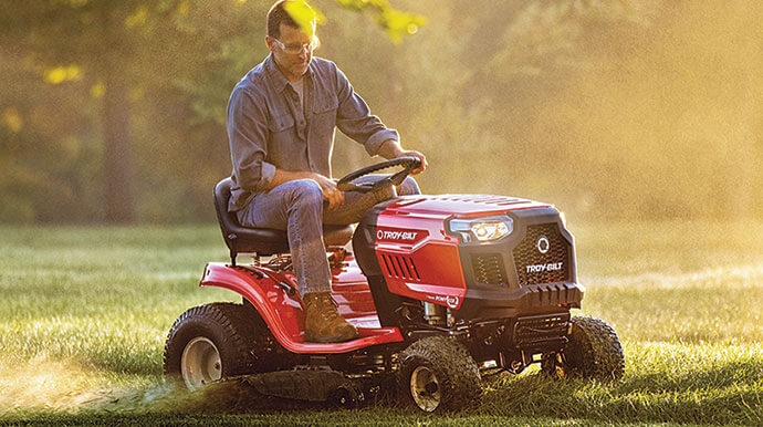 riding lawn tractor