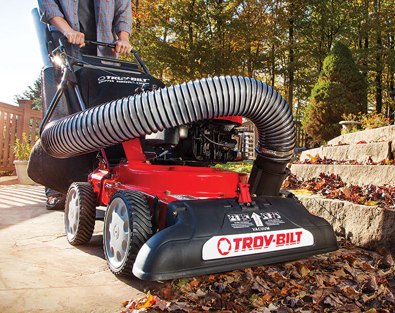 Troy bilt top lawn vacuum